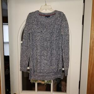 Tommy Hilfiger Blue Gray Sweater Women's Small